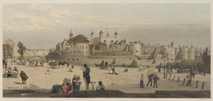 London As It Is: The Tower and Mint, fra Great Tower Hill af Thomas Shotter Boys