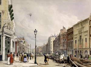 Piccadilly, 1842 af Thomas Shotter Boys