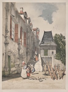 Malerisk arkitektur i Paris, Gent, Antwerpen, Rouen: L
