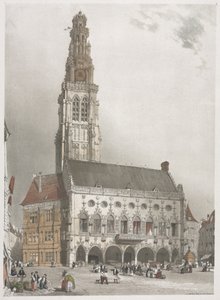 Malerisk arkitektur i Paris, Gent, Antwerpen, Rouen: L