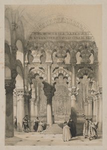 Maleriske skitser i Spanien: Moskeen, Cordova, 1837.