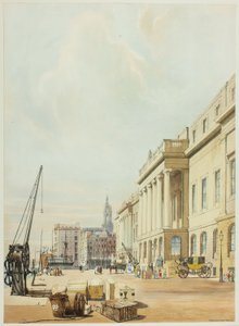 The Custom House, plade tre fra Original Views of London as It Is af Thomas Shotter Boys