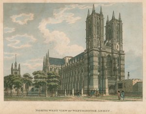 Nordvestudsigt over Westminster Abbey, London