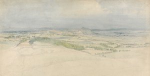 En fjern udsigt over Edinburgh af Thomas Stothard