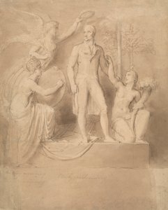 En undersøgelse til Wellington-monumentet af Thomas Stothard