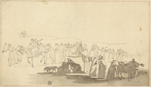 Canterbury pilgrimme af Thomas Stothard