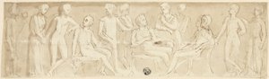 Frisedesign på klassisk måde af Thomas Stothard