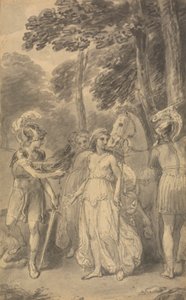 En af seks illustrationer til Fenelons "The Adventures of Telemachus son of Ulysses" af Thomas Stothard