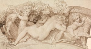 Reliefdesign til en sølvsaltkælder af Thomas Stothard