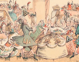 Et hofbal i det attende århundrede, c1884