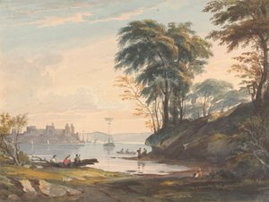 15. august. Conwy Castle af Thomas Sully