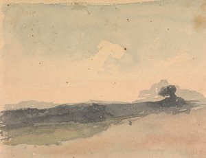 Bakket Landskab af Thomas Sully