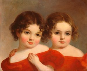 The Leland Sisters, ca. 1830. af Thomas Sully