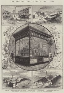 Den internationale sundhedsudstilling, konserverede proviant, hær- og flåderationer osv., Messers J Moir and Son, 148, Leadenhall-Street