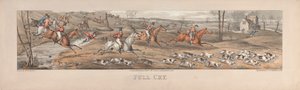 Et sæt på fire: Full Cry. London, pub. af Thos. McLean, 1824