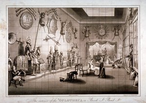 The Hoplotheca, Brook Street, Westminster, London, c1810 af Thomas Sutherland