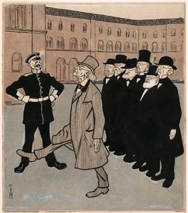 Videnskabens frihed; Simplicissimus V/5 af Thomas Theodor Heine