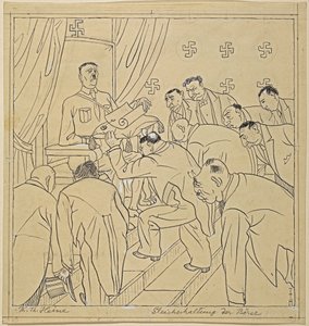 justering af børsen; Simplicissimus XXXV/36, 1930 af Thomas Theodor Heine