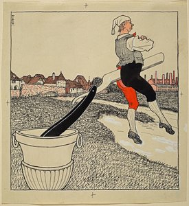En ordentlig skilsmisse, Simplicissimus XXV/9 af Thomas Theodor Heine