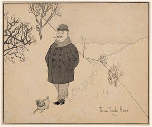 Vinterspaziergang af Thomas Theodor Heine