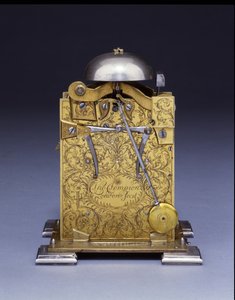 Miniature slående beslagsur, nr.222, ca.1695
