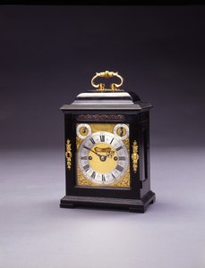 William and Mary miniature striking bracket clock, no. 226, c.1690-95 (ebony & metal) dani