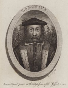 Girolamo Zanchi, italiensk protestantisk reformationspræst (gravering)