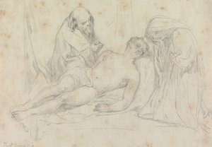 The Death of - sat af William Etty R.A. af Thomas Uwins