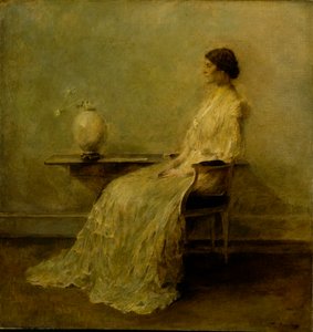 Dame i hvidt nr. 2, ca. 1910.