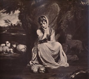 Frances Anne Crewe, Lady Crewe, som St. Genevieve, c1773 1894