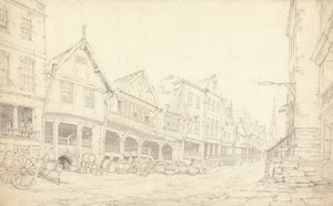 Watergate Street, Chester af Thomas Webster