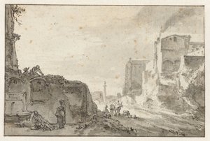 Italiensk bybillede af Thomas Wijck