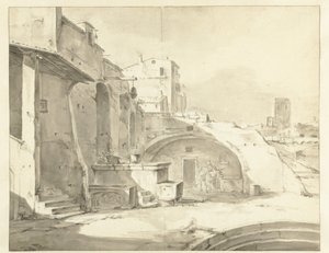 italiensk ruin af Thomas Wijck