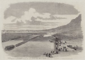 Anmeldelse af Hendes Majestæts tropper og frivillige i Cape Town af Prins Alfred af Thomas William Bowler