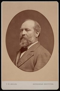Portræt af James Abram Garfield 1831-1881, juni 1880.