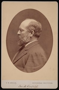 Portræt af James Abram Garfield 1831-1881, juni 1880.