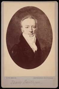 Portræt af James Smithson 1765-1829, 1816 fotograferet 1870