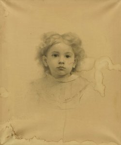 Portræt af Ethel D. Puffer af Thomas Wilmer Dewing
