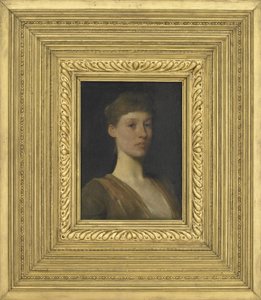 Portræt af en ung pige, 1888 af Thomas Wilmer Dewing