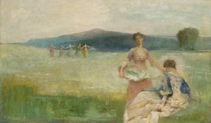 Forår af Thomas Wilmer Dewing