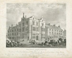 Hanley - District Bank: litografi, nd [?1833] (tryk) af Thomas Witlam Atkinson