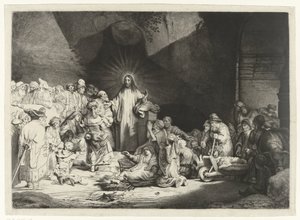 Prædiker Kristus (The Hundred Guilder Print)