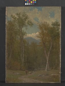 Landskab (olie på lærred) af Thomas Worthington Whittredge