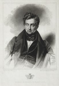 Portræt af grev Mikhail Yurievich Vilegorsky 1788-1856, begyndelsen af ​​1830