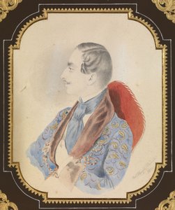 Portræt af Ilya Mikhaylovich Miklashevsky, 1844