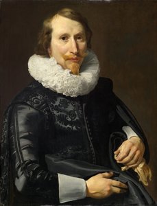 Portræt af en gentleman, ca. 1626 (olie på panel) af Thomas de Keyser