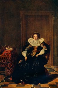 Portræt af en dame, 1632, 1909 af Thomas de Keyser