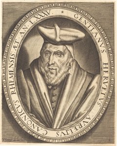 Gentian Hervet, kanon af Reims af Thomas de Leu