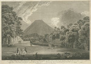 Dovedale - Thorpe Cloud: gravering, nd [c 1766] (tryk) af Thomas of Derby (after) Smith
