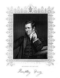 Sir Humphry Davy, kemiker og fysiker fra Cornwall, 1800-tallet.